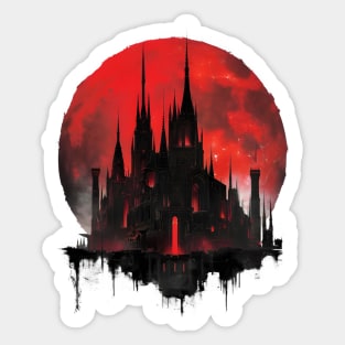 Bloodlust Chronicles: Immortal Bounty Hunts, Gothic Vampire Saga, and Supernatural Adventure in Anime-Manga Art Sticker